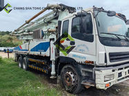 In 2011 Zoomlion ISUZU Chassis 38 M Concrete Pump Truck 5 Cylinders And 5 Masts