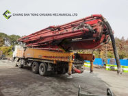 56M 8x4 Used Concrete Pump Truck on Mercedes Benz Chassis