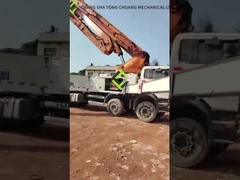 2014 Zoomlion Heavy Industries 56m Scania هيكل شاحنة مضخة الخرسانة المستعملة