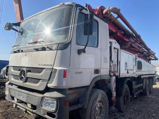 شراء مضخة الخرسانة المستعملة Putzmeister 56-5 متر مع هيكل BENZ 8 × 4 online manufacture