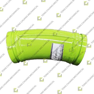 شراء 125*R460-30 double-layer elbow pipe，dual-layer elbow pipe，double-layered wear-resistant elbow，two-layer composite elbow，double-walled elbow pipe，dual-layer protective elbow online manufacture