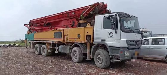مضخة الخرسانة المستعملة Putzmeister 56-5 متر مع هيكل Mecedes-Benz 8 × 4