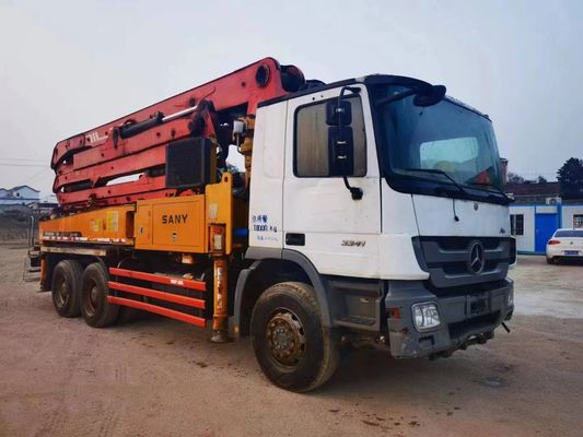 2014 Sany Heavy Industry 38 متر مرسيدس بنز مستعملة شاحنة مضخة الخرسانة