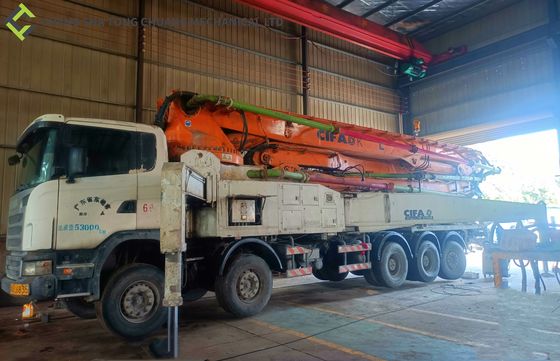 CIFA 58m Scania الشاسيه مستعملة شاحنة مضخة الخرسانة