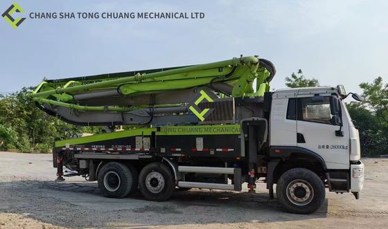 Zoomlion صناعة ثقيلة مستعملة شاحنة مضخة الخرسانة ZLJ5280THBJE 40 م في عام 2020