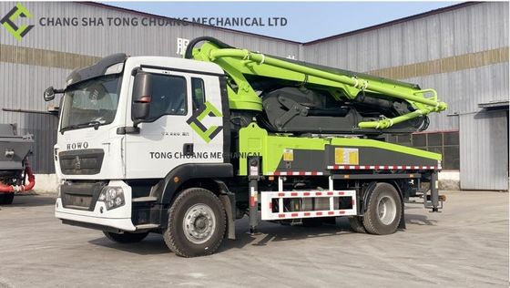 شاحنة مضخة الخرسانة Weichai Engine 31 متر مع 2 جسر