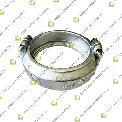Galvanized 125 Pipe Clamp，Concrete Pump Pipe Clamp，Concrete Delivery Pipe Clamp，Heavy-Duty Pipe Coupling Clamp，Pump Truck Pipeline Fixing Clamp，Construction Machinery Pipe Clamp