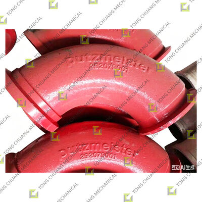 150A90R280 No.2 Elbow Pipe,No.2 Bend Pipe for Concrete Machinery,Concrete Pump No.2 Elbow,Truck Mounted Pump No.2 Bend Fitting,Heavy-Duty Concrete No.2 Elbow Pipe