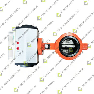 صمام فراشة من نوع ويفر DN65 GDT6-65WF لآلات الخرسانة، صمام فراشة ويفر لمعدات الخرسانة، تجميعة صمام فراشة بتركيب ويفر، قطعة غيار صمام فراشة ويفر